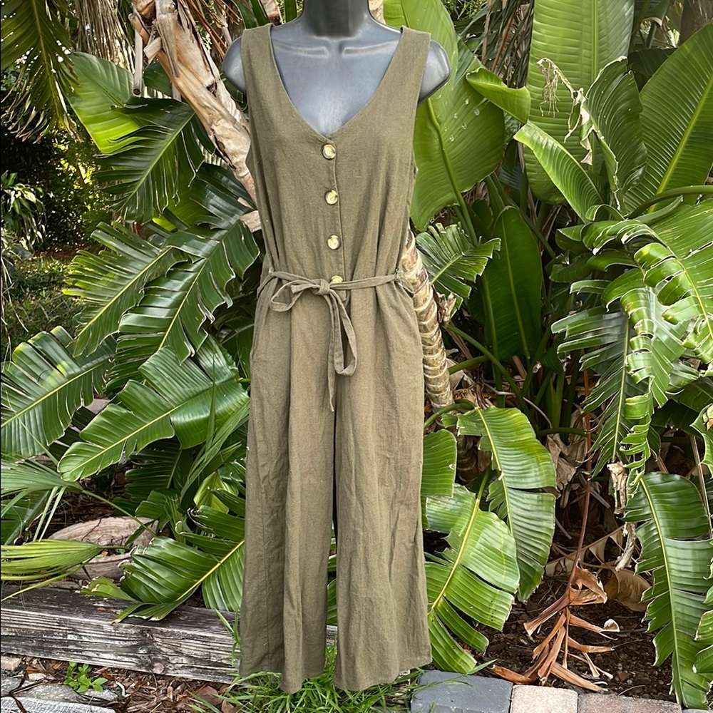 Monteau cropped Lennon blonde jumpsuit